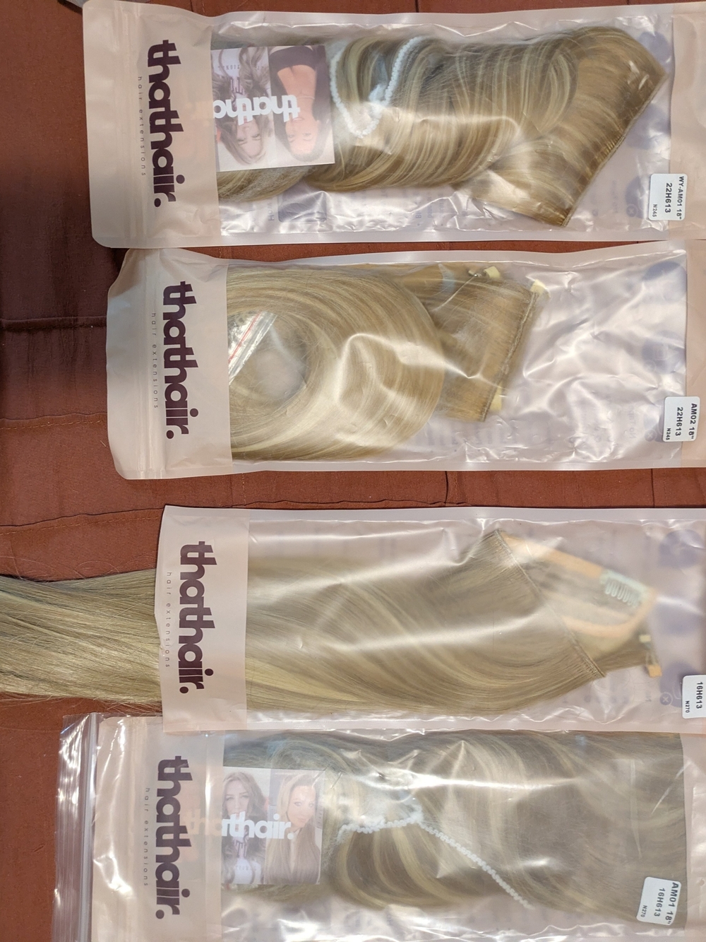 That Hair  Hair Halo With Two Cli - Light Ash Blonde, 1 Set Of 2  Available